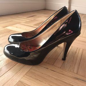 Madden Girl Black Patent Shine Heels